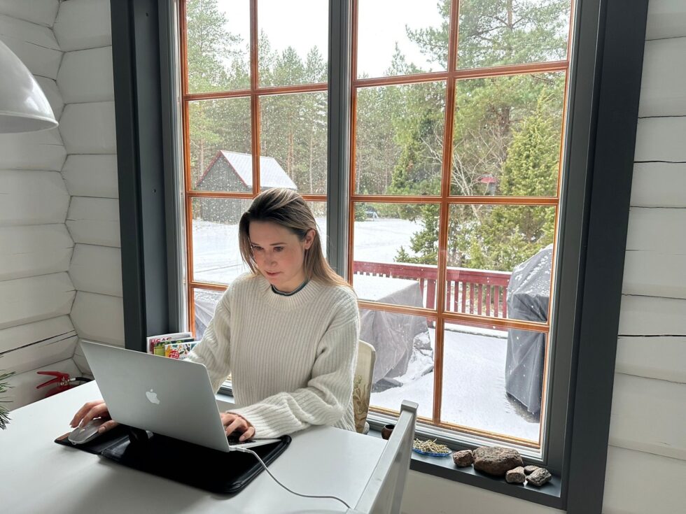 Staying cozy indoors