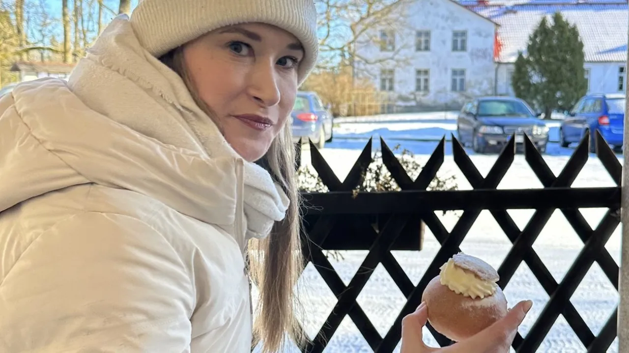 Aimee at the bakery